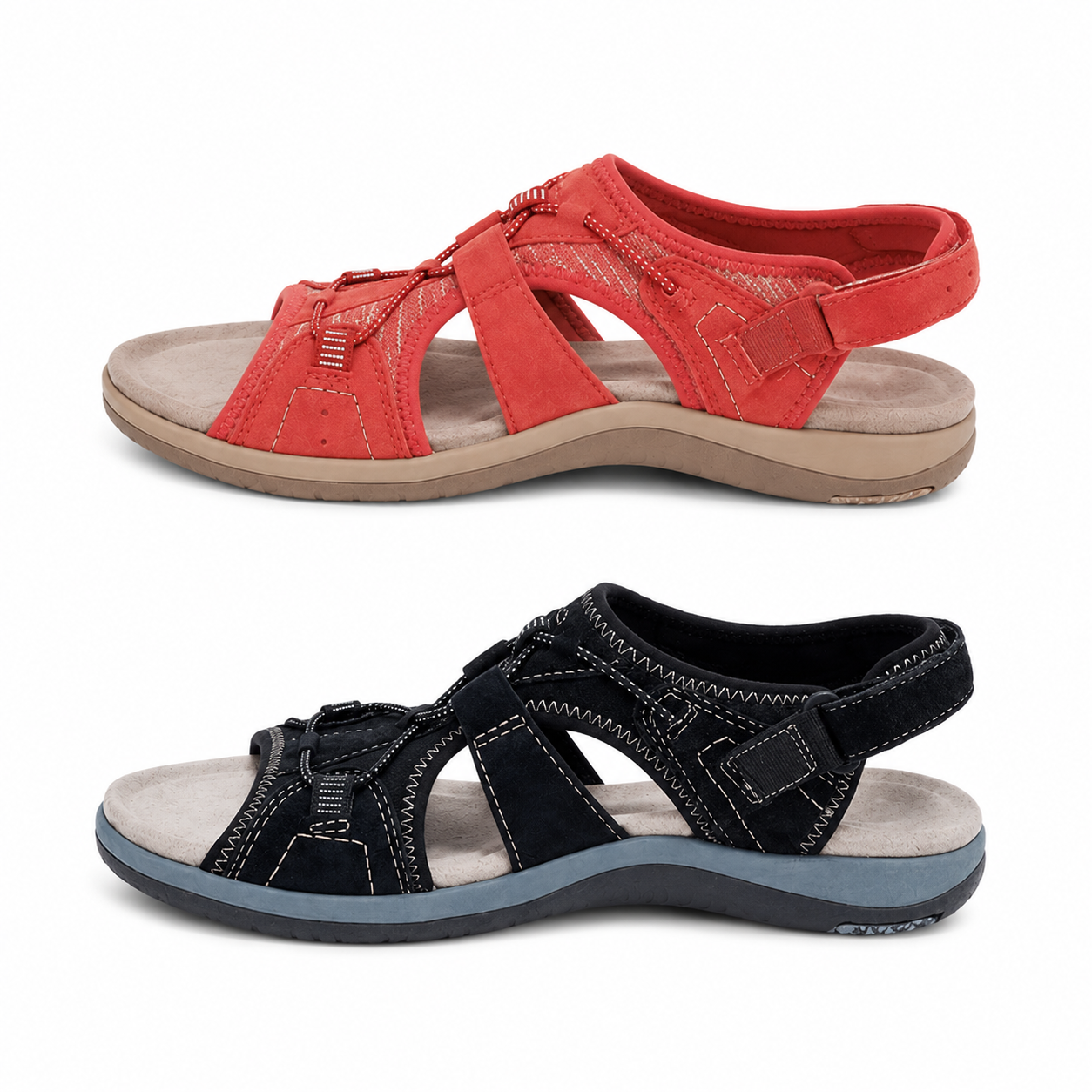 LAST DAY SALE-80% OFF 🏆 2026 Best Seller – Women’s Most Wanted Soft Arch Support & Adjustable Sandals ☁️💆♀️
