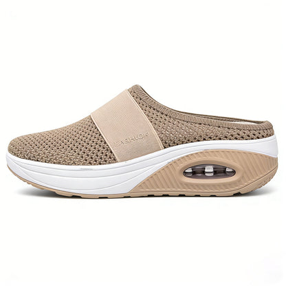 🔥 LAST DAY SALE-80% OFF ✨Free shipping- BQODQO® Diabetic Air-Cushion Slip-On Walking Shoes, Orthopedic Diabetic Slippers, with Arch-Support for Women