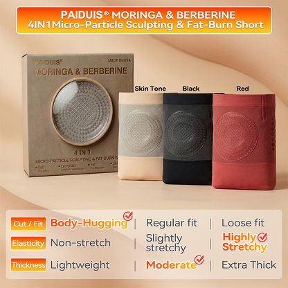 🔥Official Brand Store | 𝐏𝐚𝐢𝐝𝐮𝐢𝐬® Moringa & Berberine 4-in-1 Micro-Particle Shaping & Fat Burning Shorts