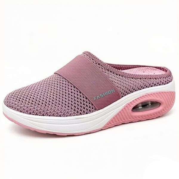 🔥 LAST DAY SALE-80% OFF ✨Free shipping- BQODQO® Diabetic Air-Cushion Slip-On Walking Shoes, Orthopedic Diabetic Slippers, with Arch-Support for Women