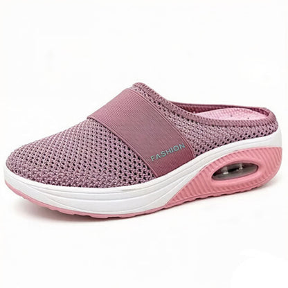 🔥 LAST DAY SALE-80% OFF ✨Free shipping- BQODQO® Diabetic Air-Cushion Slip-On Walking Shoes, Orthopedic Diabetic Slippers, with Arch-Support for Women